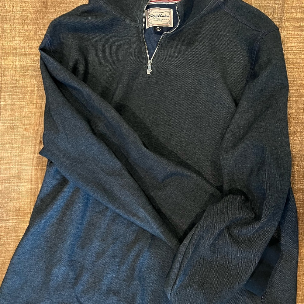 Flag and Anthem Zip Sweatshirt